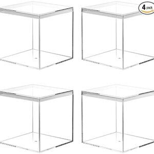 Acrylic Display Boxes - Set of 4 New
